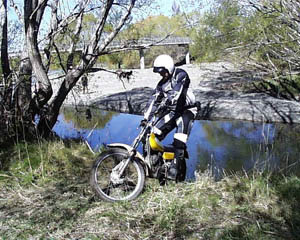 Classic Trials at Amberley, Yamaha TY 175